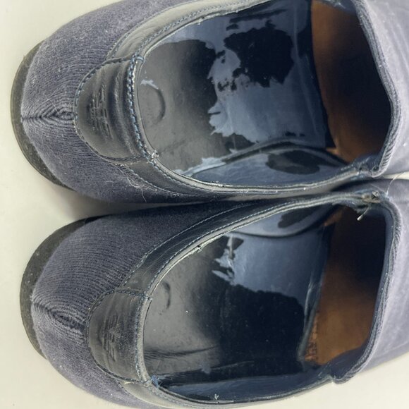 Emporio Armani Loafers Size 10 EU 43 Gray Almond Toe Block Heel Slip On - Picture 7 of 7